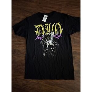 DIO Brando Jojos Bizarre Adventure T-Shirt Mens Med Anime Cartoon Kidcore